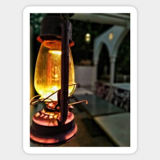 the lamp of the lantern Sticker
